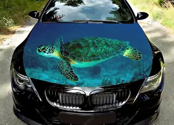 morska želva Avto, kapuco, nalepke vinyl zavit PVC folije kapuco, nalepke nalepke splošno avto spremenjen kapuco za zaščito nalepke