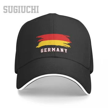 Unisex Sendvič Nemčiji Zastavo Nemški Baseball Kapa S Šcitnikom Moški Ženske Hip Hop Kape Vrnitev Žoge Hat Golf Ribolov